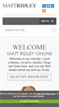 Mobile Screenshot of mattridley.co.uk